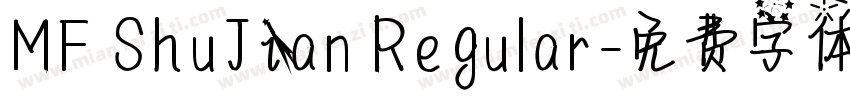 MF ShuJian Regular字体转换